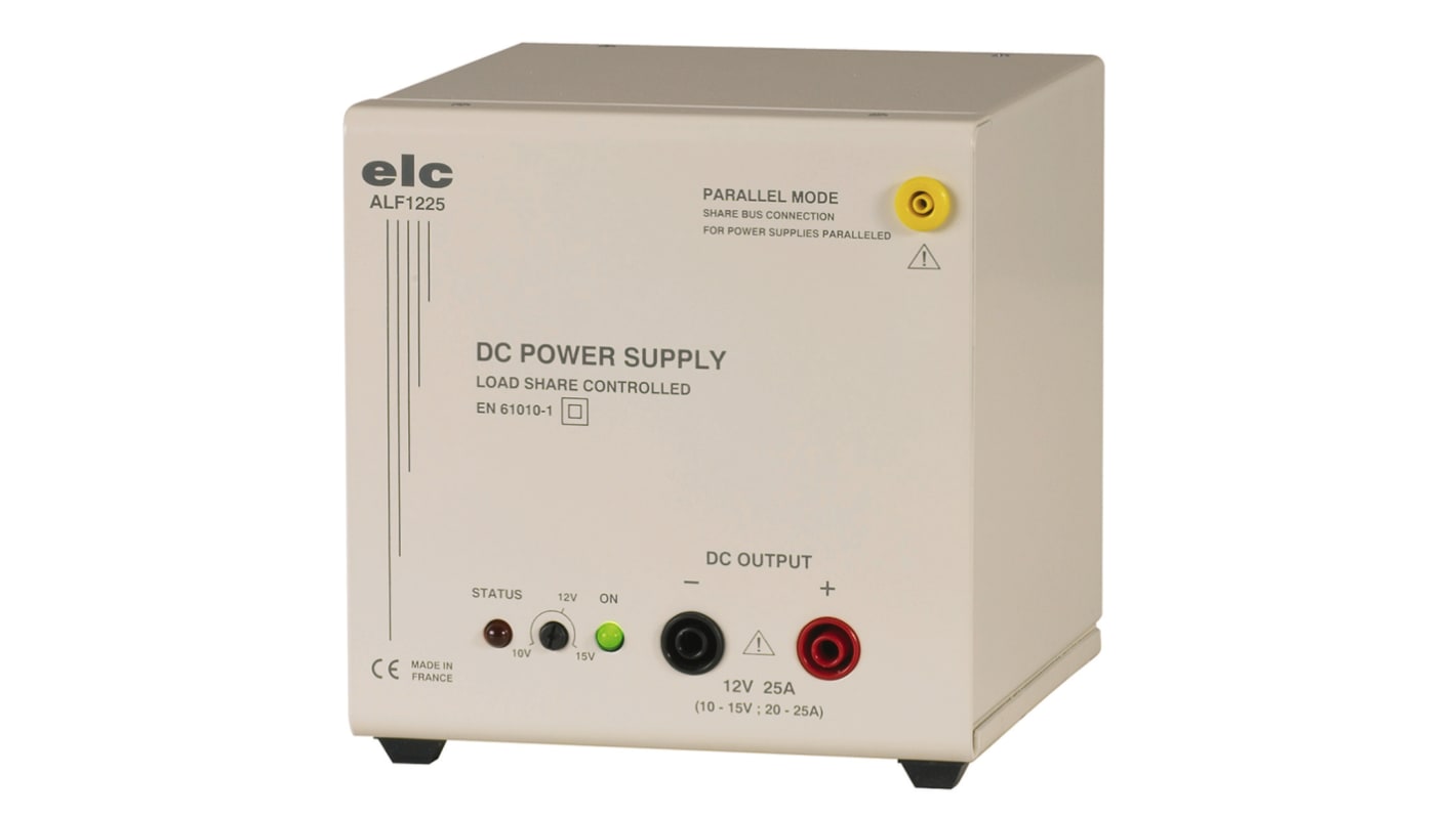 Fuente de alimentación ELC ALF1225, 1 salida, 10V, 25A, 300W
