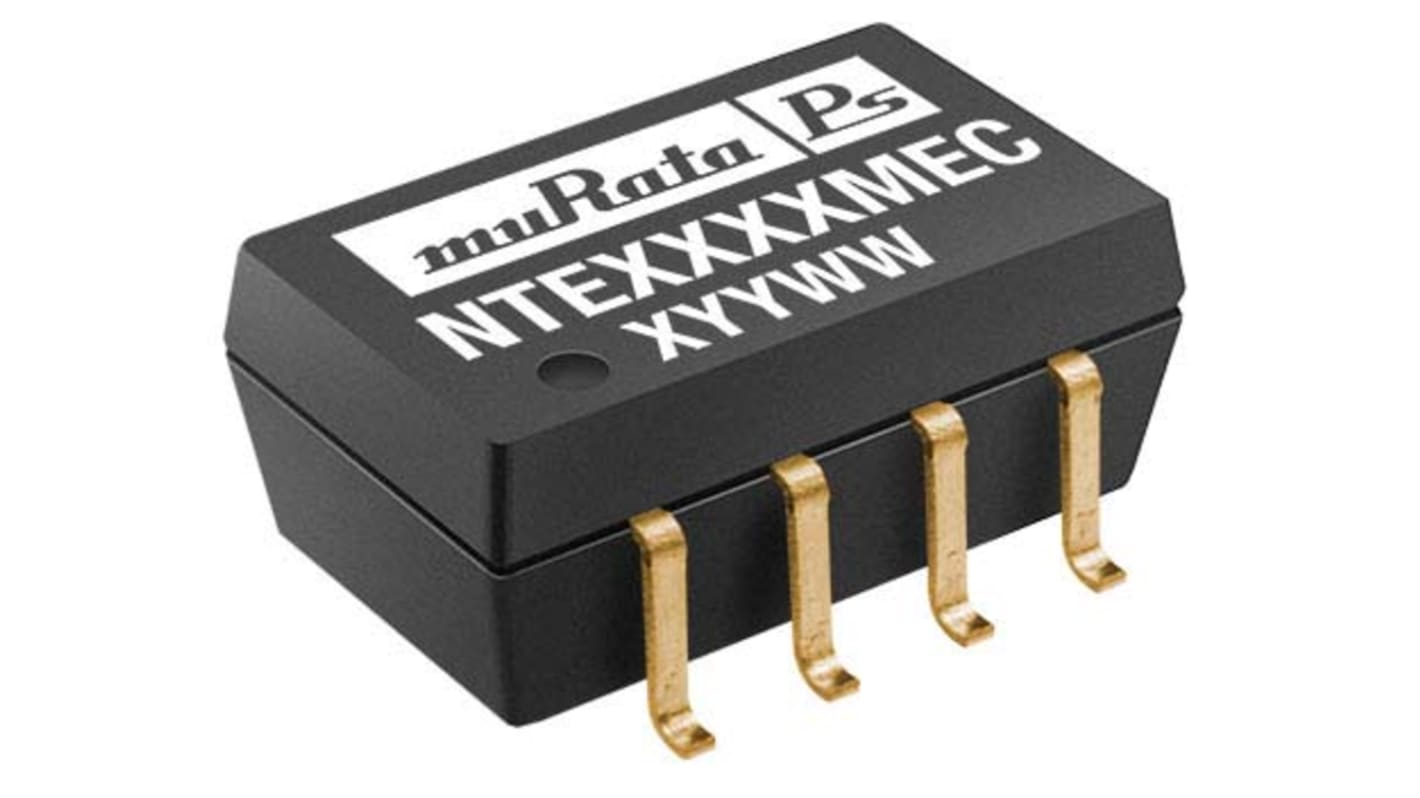 Murata Power Solutions NTE DC-DC Converter, 5V dc/ 200mA Output, 4.5 → 5.5 V dc Input, 1W, Surface Mount, +85°C