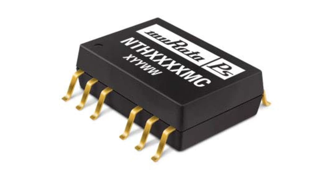 Murata Power Solutions NTE DC-DC Converter, 15V dc/ 66mA Output, 10.8 → 13.2 V dc Input, 1W, Surface Mount,