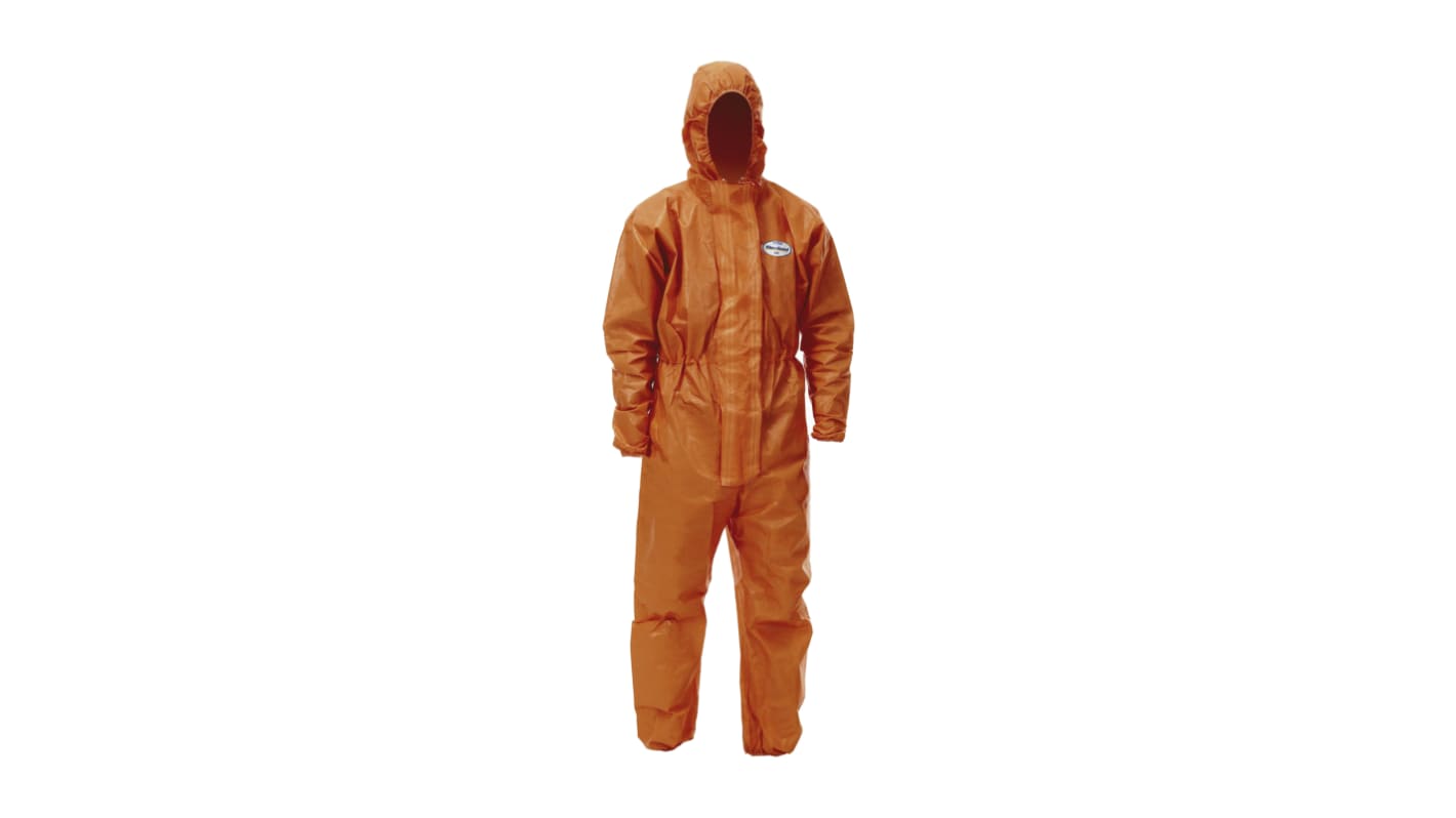 Mono reutilizable para hombre Kimberly Clark de color Naranja, talla XL, propiedades: Resistente a los productos