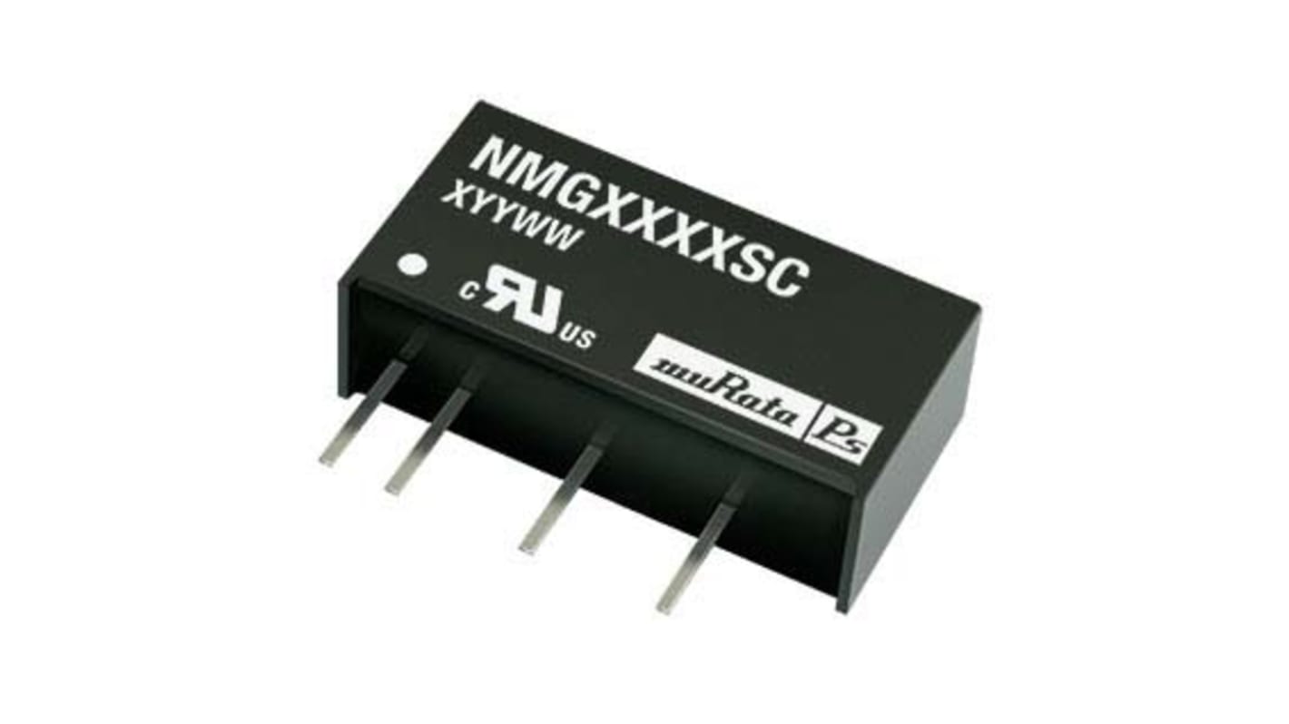 Murata Power Solutions NMG DC-DC Converter, 5V dc/ 400mA Output, 21.6 → 26.4 V dc Input, 2W, Through Hole, +85°C