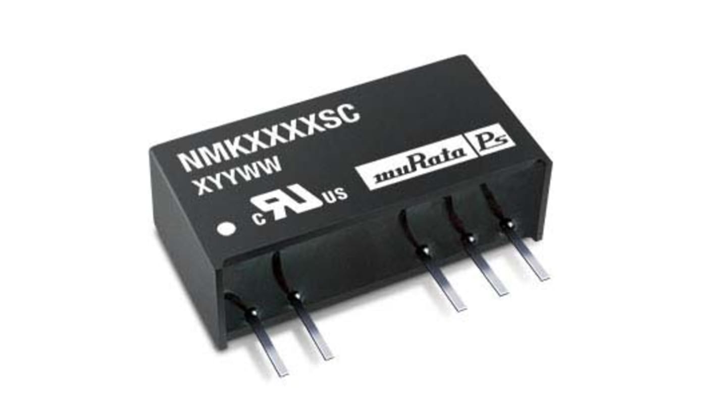 Murata Power Solutions NMK DC-DC Converter, 15V dc/ 133mA Output, 13.5 → 16.5 V dc Input, 2W, Through Hole,