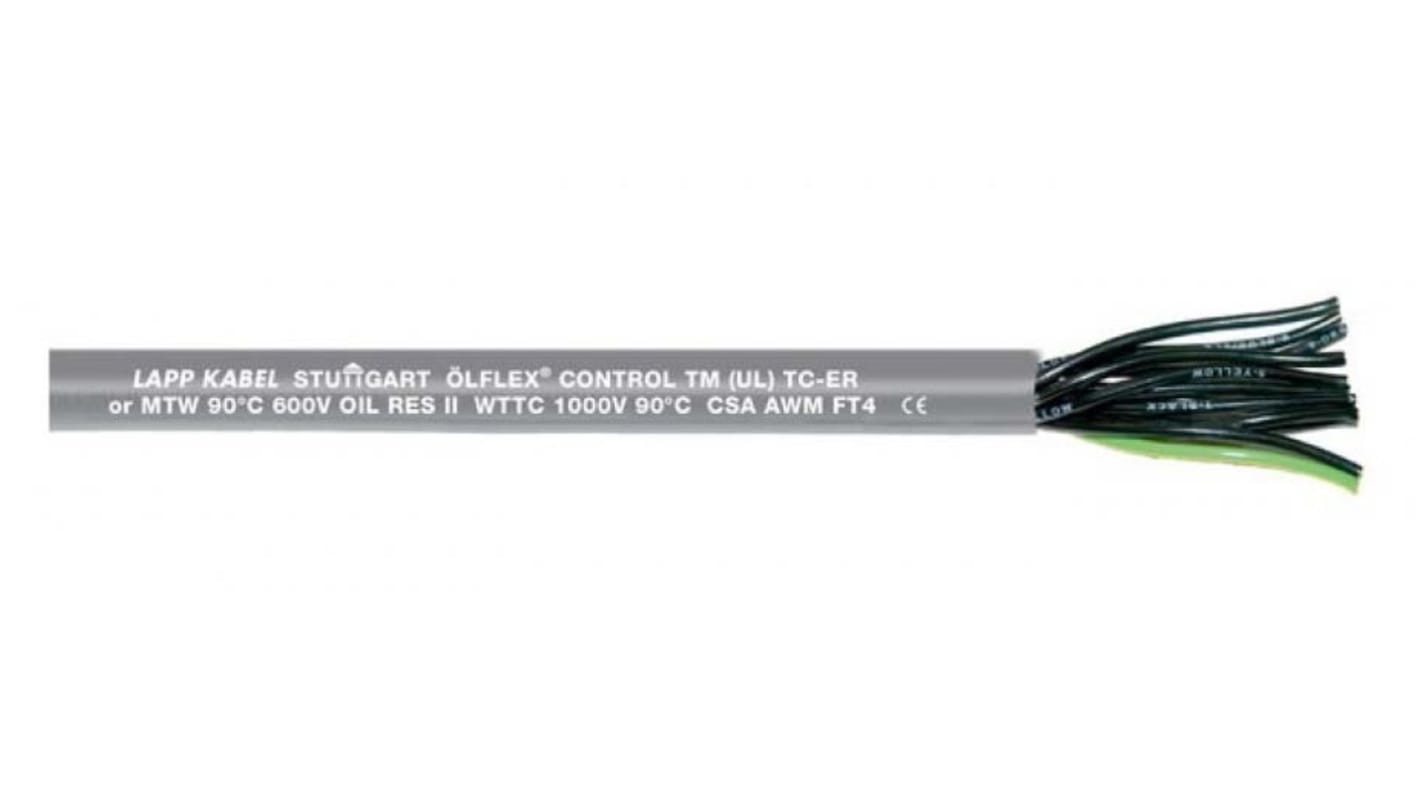 Lapp ÖLFLEX CONTROL TM CY Control Cable, 4 Cores, 6 mm², YY, Unscreened, 50m, Grey, 9 AWG