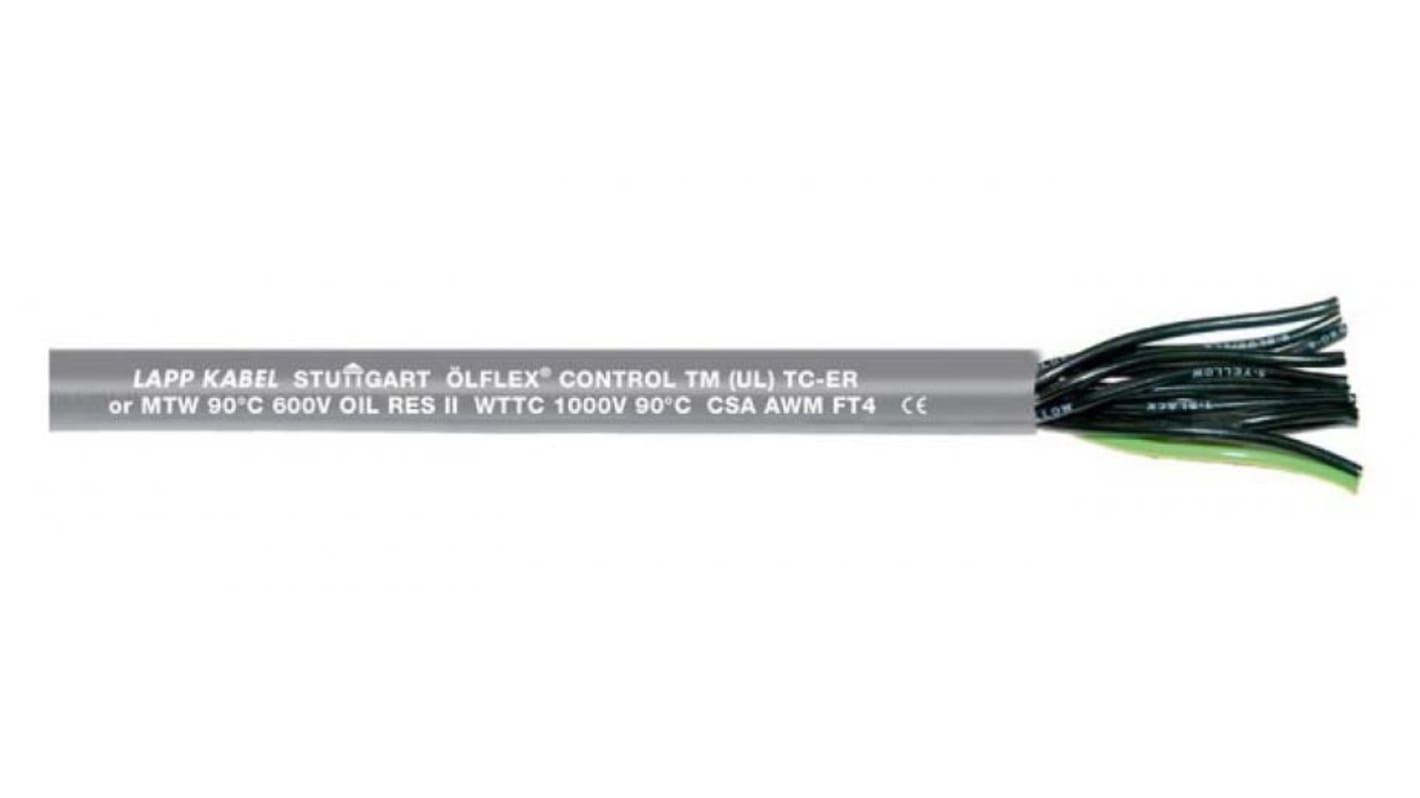 Lapp ÖLFLEX CONTROL TM YY Steuerkabel, 3-adrig x 4 mm² Grau, 50m, 11 AWG,  ungeschirmt