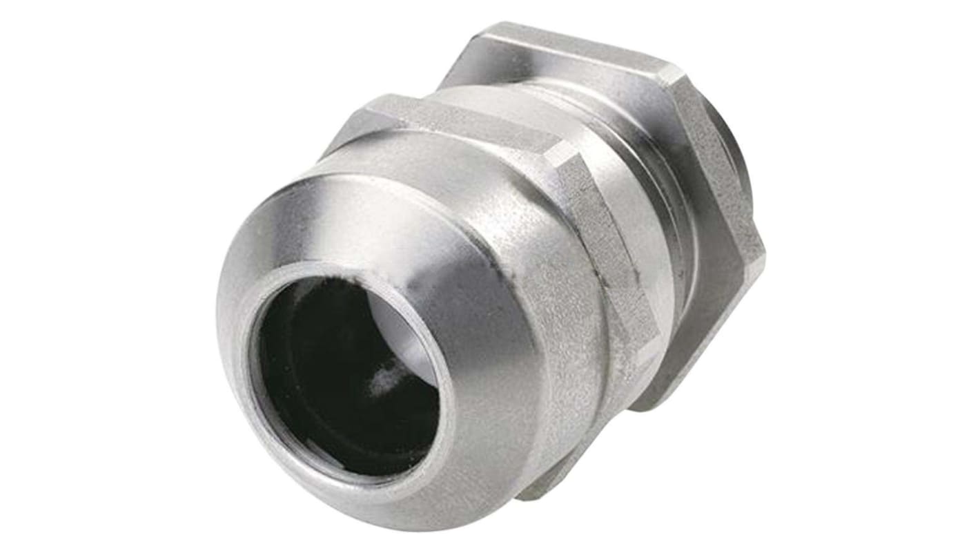 HARTING Han CGM-M Series Metallic Metal Cable Gland, M40 Thread, 20mm min., 32mm max., IP68
