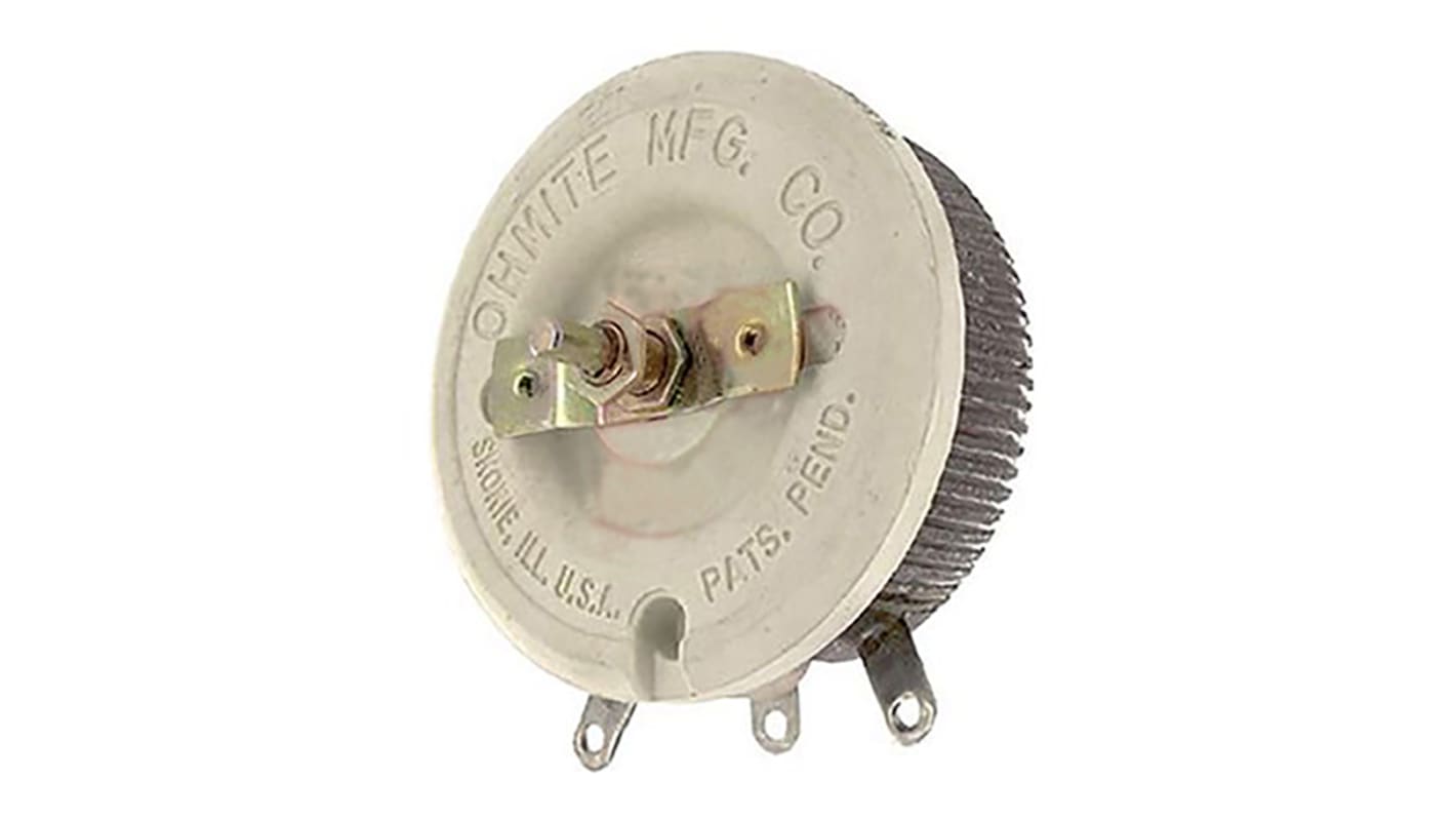 Arcol Ohmite 变阻器, 15Ω, 150W, 1200 V 有效值, 3.16A, 101.6 x 50.8mm, 面板安装