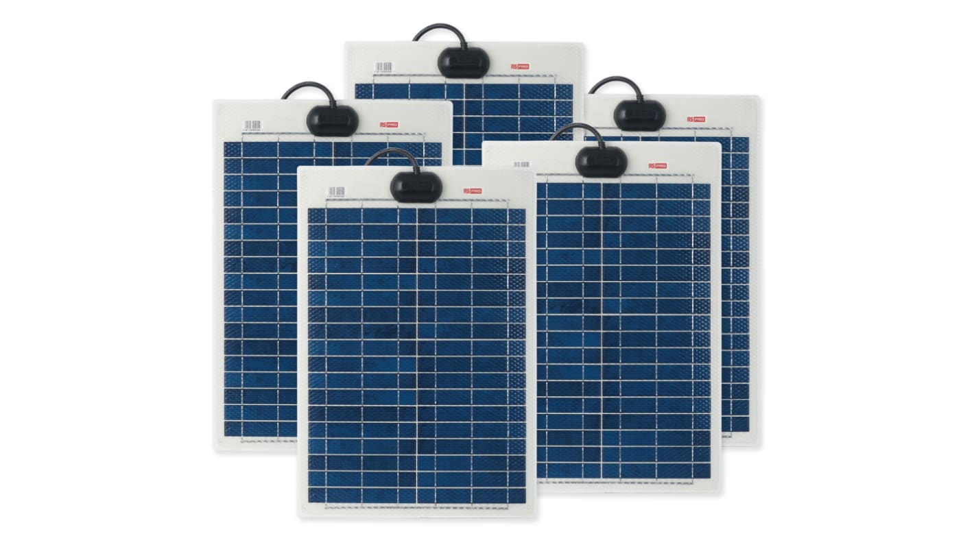 Panel solar, Policristalino, 20W, 21.6V, 20W