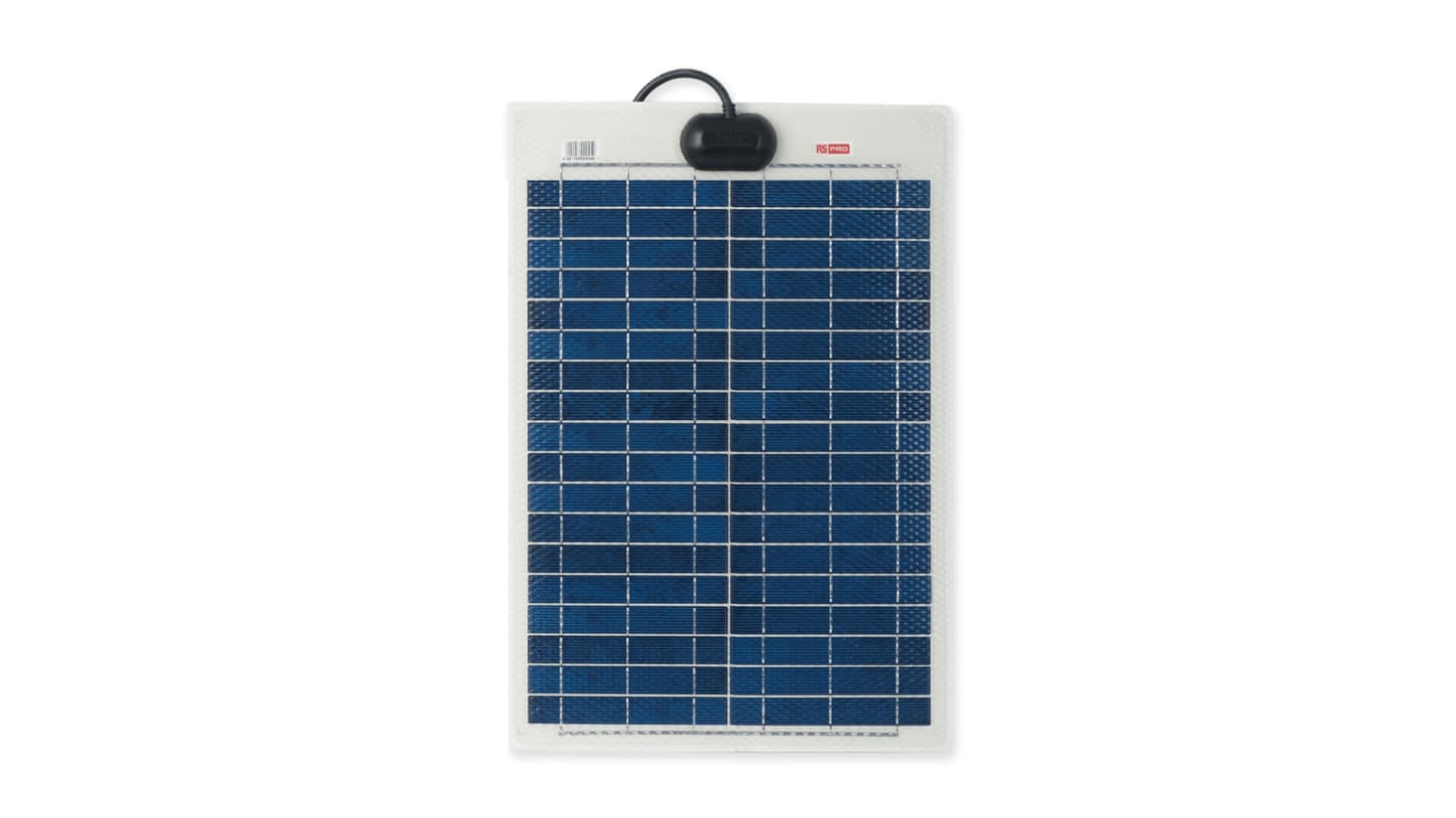 RS PRO 20W Polycrystalline solar panel