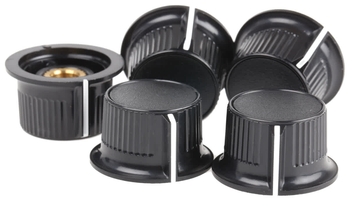 Five Potentiometer Knobs