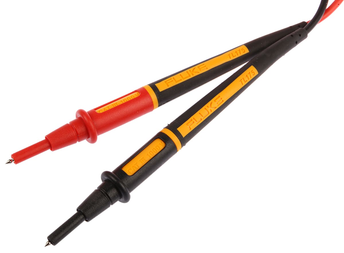 Fluke TL175 Test Lead Kit, CAT III, CAT IV, 10A