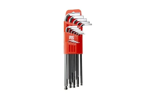 RS PRO 15 piece L Shape Metric Hex Key Set
