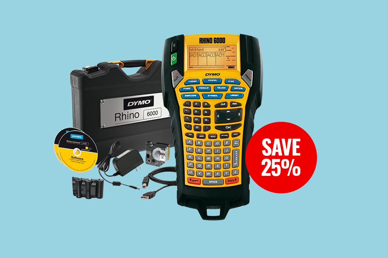Dymo label printers on offer.