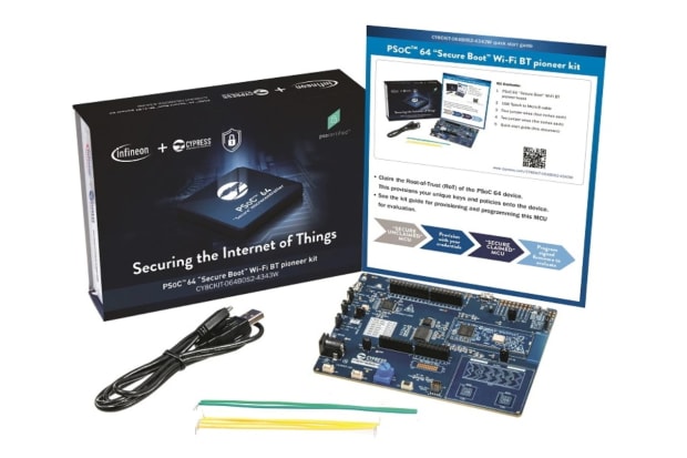 Carte d'évaluation Infineon PSoC 64 Secure Boot AIROC Wi-Fi BT Pioneer Kit Bluetooth, WiFi 150MHz
