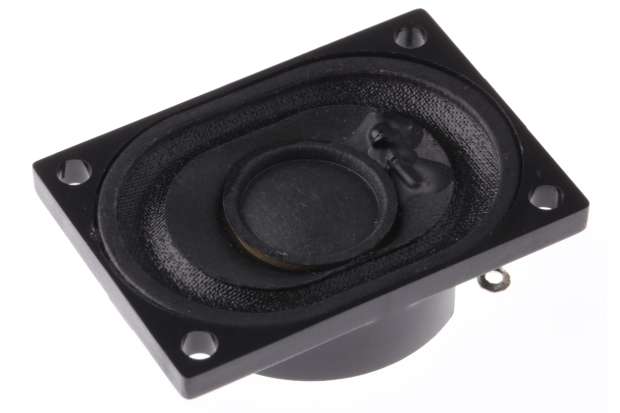 RS PRO 4Ω 2W Miniature Speaker 28.3mm Dia. , 40 x 28.3 x 11.5mm