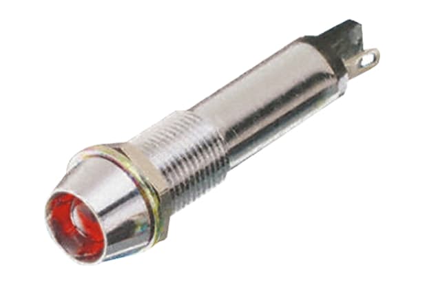 Dialight 表示灯 24Vdc 赤 ホールサイズ:9mm
