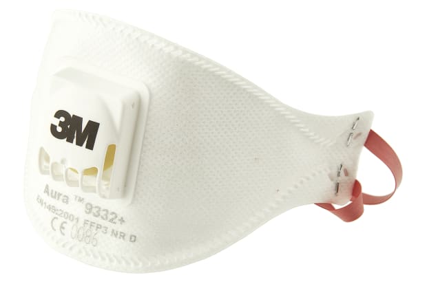 3M™ witte mondmasker voor eenmaling gebruik