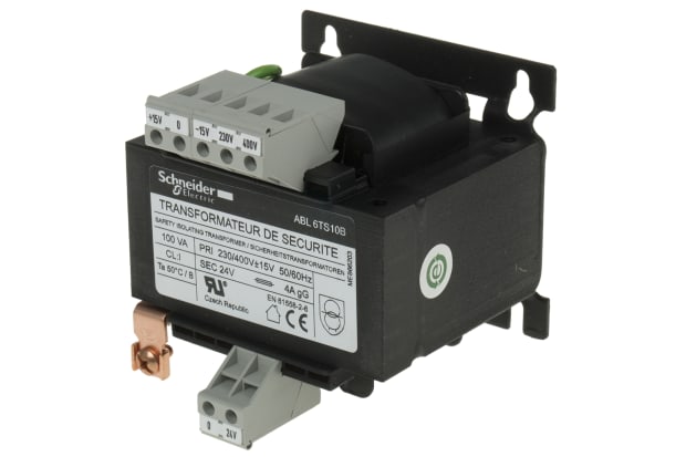 Schneider Electric 100VA 1 Output Chassis Mounting Transformer