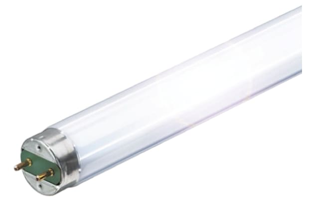 What is a ballast factor and how does it affect fluorescent tubes?