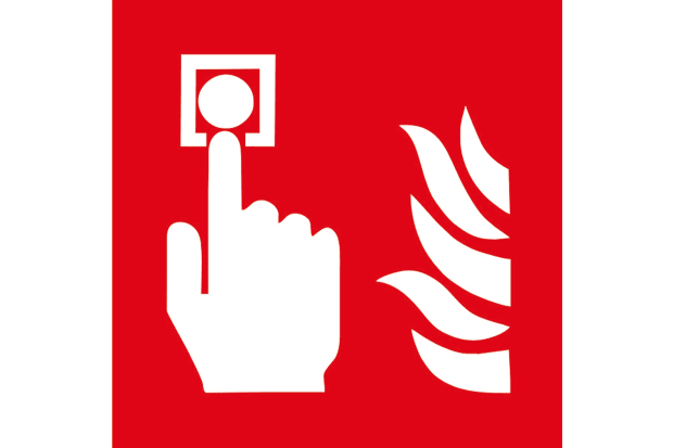 Brandschutzzeichen zur Markierung von Feuermeldern