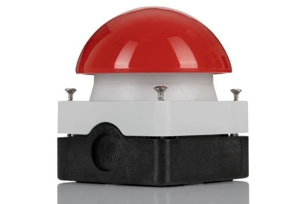 Big Dome Pushbutton - Red