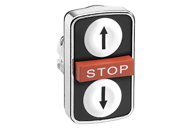 Schneider Electric Harmony XB4 Series Momentary Push Button Head, 22mm Cutout, IP69