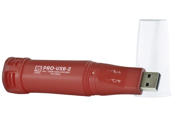 RS PRO PRO-USB-2 Temperature & Humidity Data Logger, USB, 1 Input Channel(s)