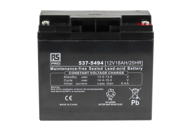 Loodzuur batterijen van RS PRO