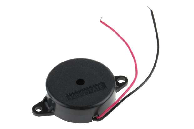 RS PRO 85dB Panel Mount Continuous Internal Piezo Buzzer, 30 (Dia.) x 10mm, 3V dc Min, 30V dc Max