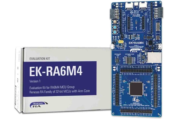Evaluation kit for the RA6M4 MCU