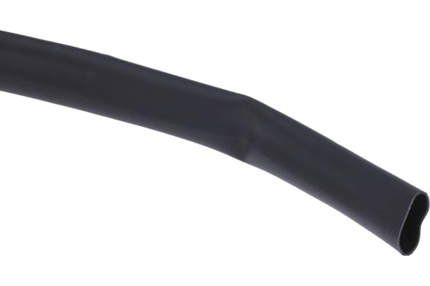  Gaine thermorétractable Dia. 6mm Noir rétreint 3:1, 7m