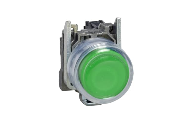 Schneider Electric Harmony XB4 Series Push Button, Panel Mount, 22mm Cutout, SPST, IP66, IP67