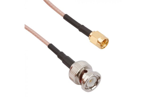 Amphenol RF　同軸ケーブルアセンブリ, BNC SMA