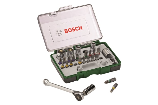 Bosch Screwdriver Bit & Ratchet Set 