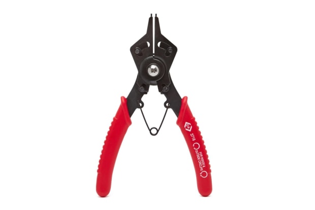  CK T3716 Circlip Plier, 160 mm Overall, Straight Tip, 22mm Jaw
