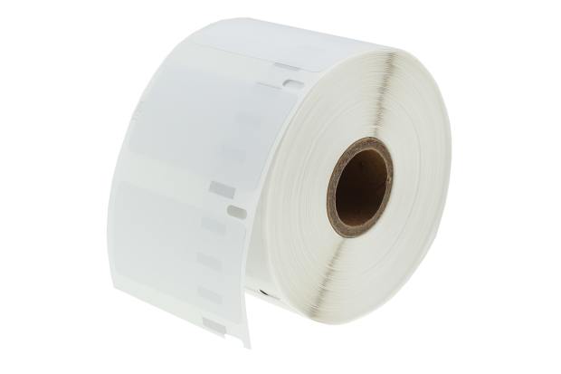 RS PRO White Black Print Label Roll, 32mm Width, 57mm Height, 1000Per Roll Qty