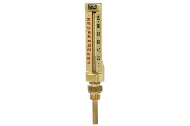 WIKA Panel Mount Glass Thermometer