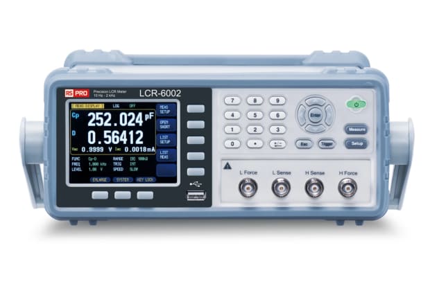RS PRO LCR-6002 Bench LCR Meter 9.9mF, 99 MΩ, 9999H