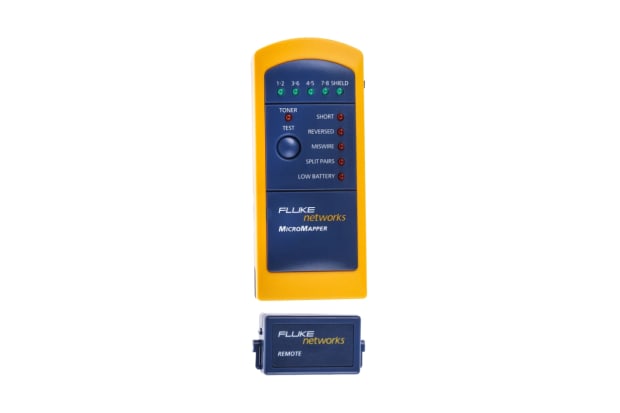 Fluke Networks Cable Tester RJ11, RJ45, MICROMAPPER