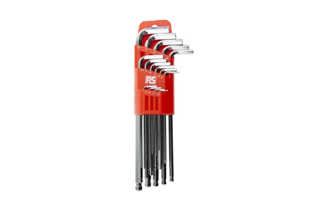 RS PRO 15 piece L Shape Metric Hex Key Set