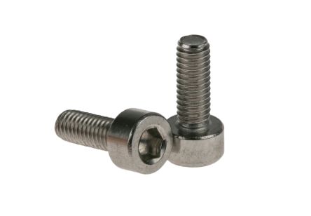 RS PRO Zylinderkopf Innensechskantschraube, Edelstahl A2, M3 X 0.5mm, 8mm