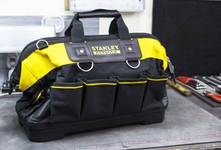 Stanley FatMax Gewebe Werkzeugtasche Mit Reißverschluss, 280mm X 460mm X 230mm Mit Tragriemen