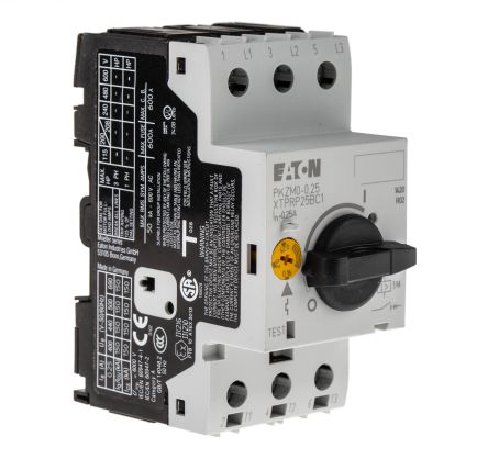 Eaton 电机保护断路器, PKZM 0系列, 额定电流0.16 → 0.25 a, 电源电压690 V 交流
