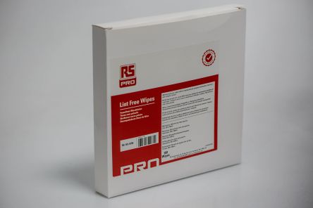RS PRO Toallitas Reutilizable Para Pantallas De Ordenador, Equipo De Oficina, Plástico, Filtros De Pantalla De Color