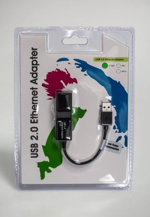 RS PRO Adaptador De Red USB 2.0, Con. A USB 2.0, Con. B RJ45 Hembra, 1 Puerto, 10/100Mbit/s