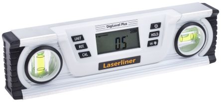 Laserliner DigiLevel Plus 25 Cm LCD-Neigungsmesser, Typ Digital, 240mm, 2 Libelle/n Magnetisch, ±1 Mm/m