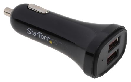 StarTech.com Cargador Movil Para Coche, Entrada 12 → 24V Dc, Salida 5V Dc
