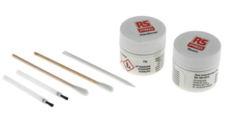 RS PRO Leitfähiger Klebstoff Flüssig, Dose 10 G, Für Keramik, Glas, Metall, Kunststoff