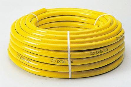RS PRO Schlauch, Ø 12mm 17.5mm Gelb PVC Übertragung 10 Bar Für Bewässerung X 25m