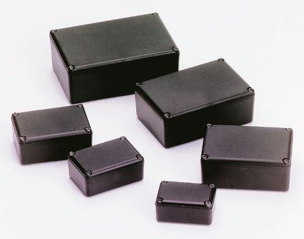 CAMDENBOSS Black ABS Potting Box With Lid, 54 X 38 X 23mm