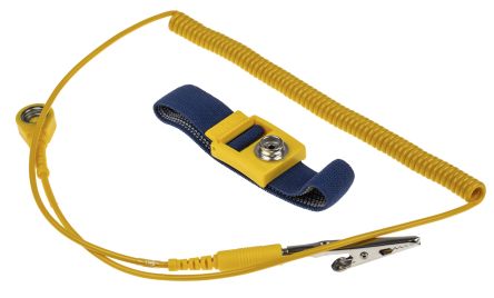 RS PRO 防静电腕带及线组, 香蕉插头 - 鳄鱼夹连接